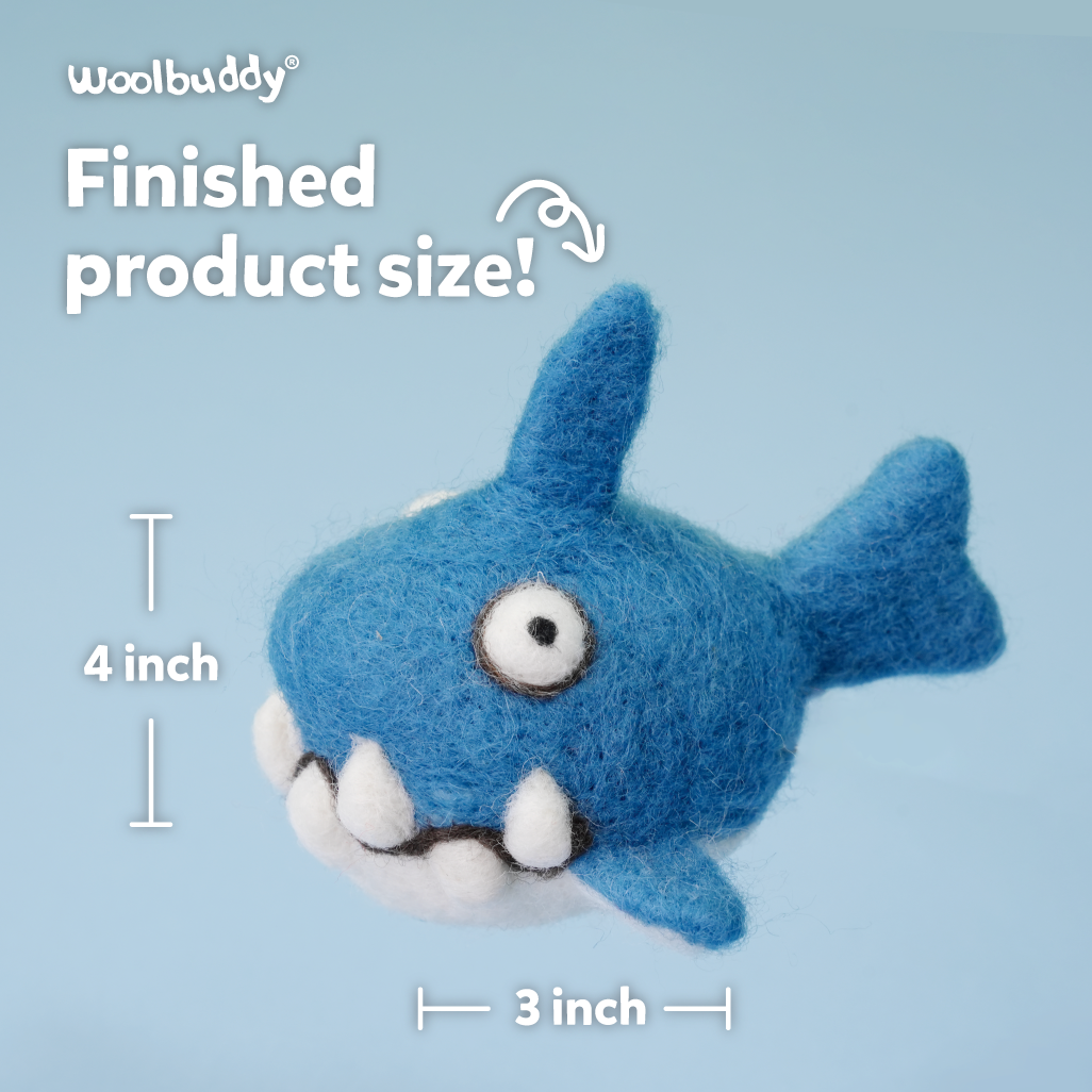 Needle Felting Shark Kit