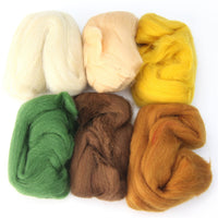 Beautiful Colored Wool Roving for Felting | Woolbuddy