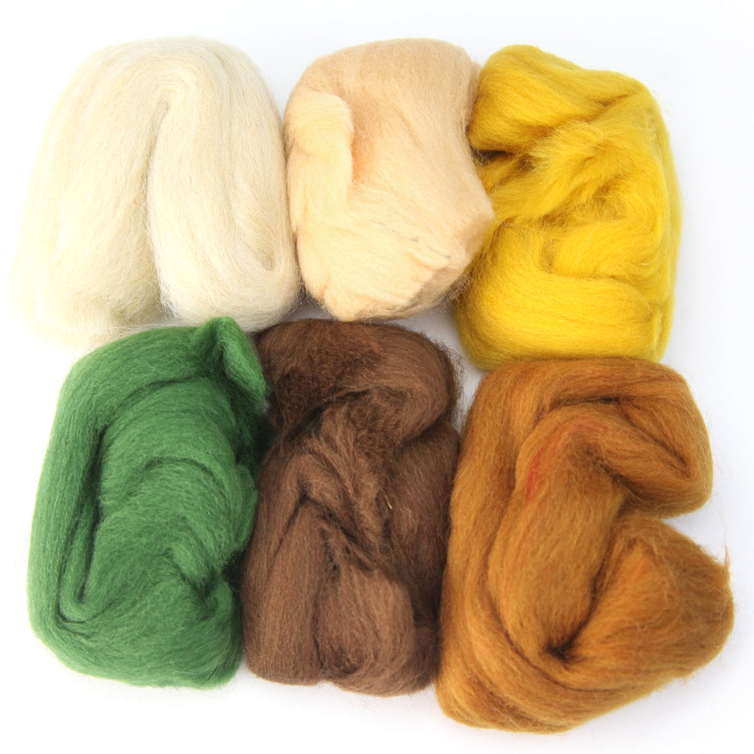 Merino Wool 2 oz - Fall colors - Woolbuddy