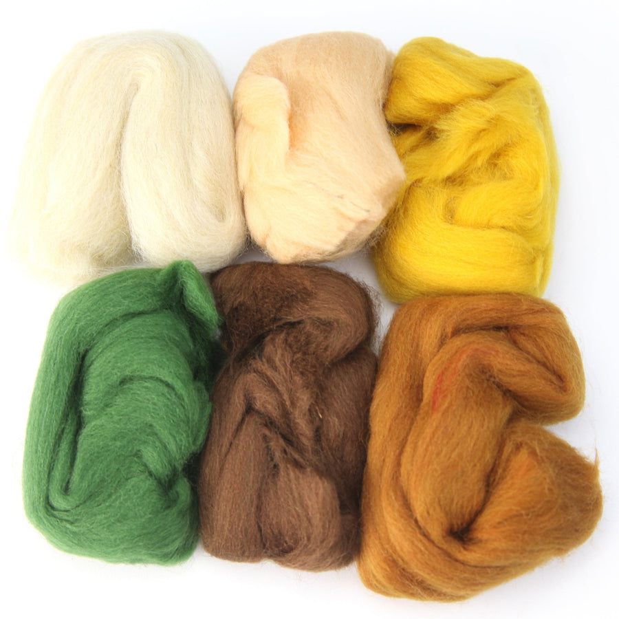 Merino Wool 2 oz - Fall colors - Woolbuddy