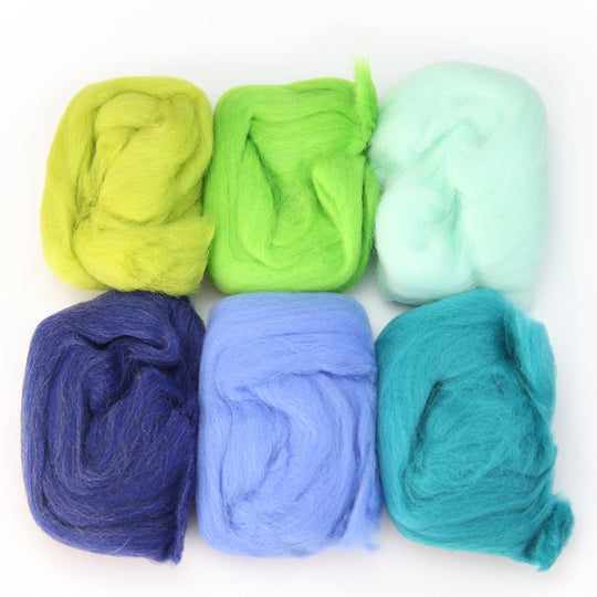 Beautiful Colored Wool Roving for Felting | Woolbuddy