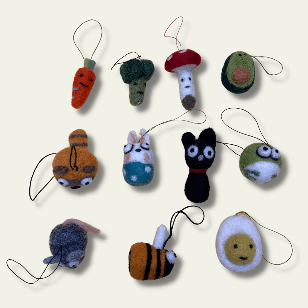 Mini Felt Woolbuddy Keychain - Woolbuddy