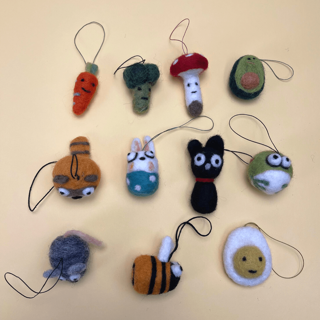 Mini Felt Woolbuddy Keychain - Woolbuddy