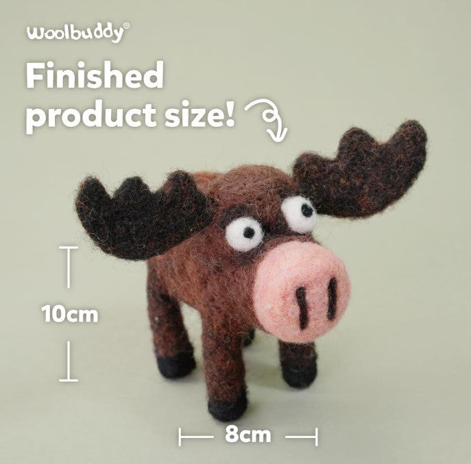 Needle Felting Moose Kit