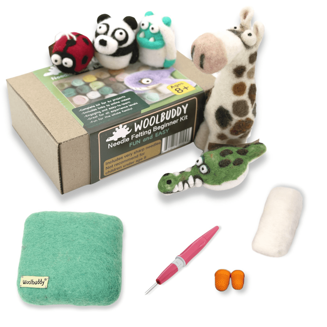 Needle Felting Beginner Kit - Woolbuddy