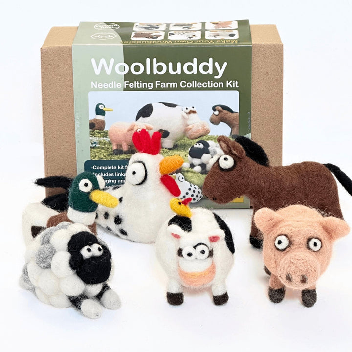 Needle Felting Farm Collection Kit - Woolbuddy