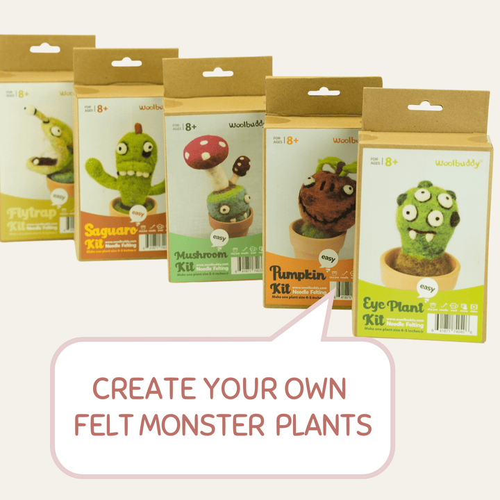 Needle Felting Flytrap Kit - Woolbuddy