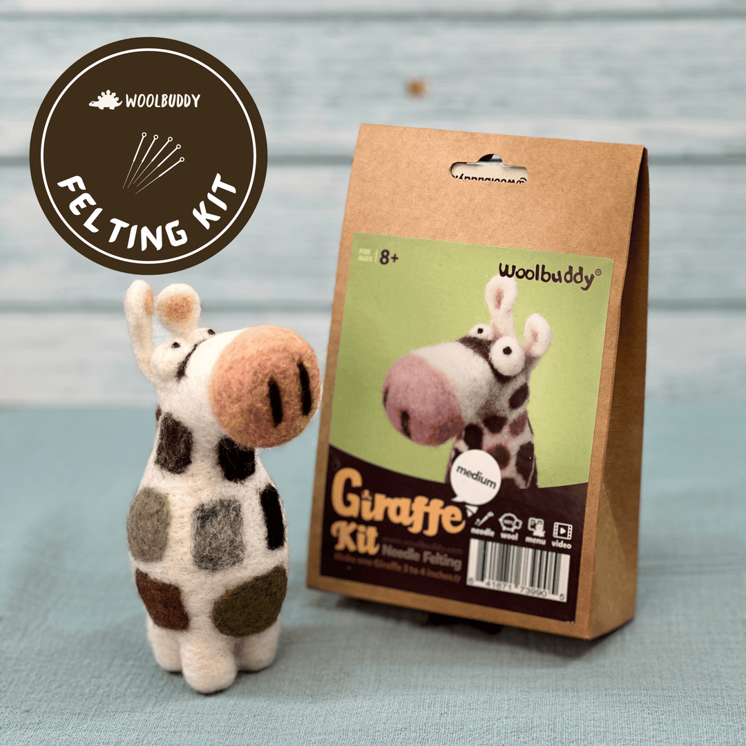 Needle Felting Giraffe Kit - Woolbuddy