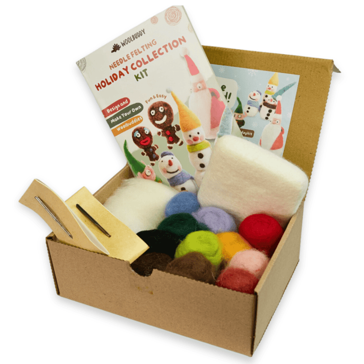 Needle Felting Holiday Collection Kit - Woolbuddy