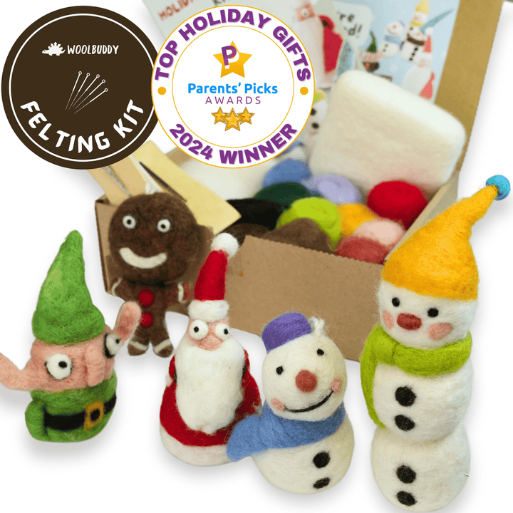 Needle Felting Holiday Collection Kit - Woolbuddy