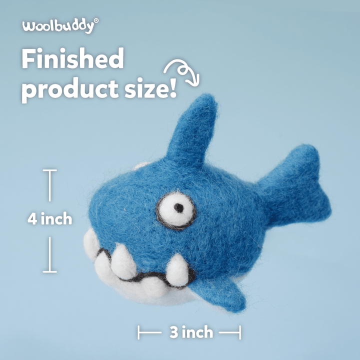 Needle Felting Shark Kit - Woolbuddy