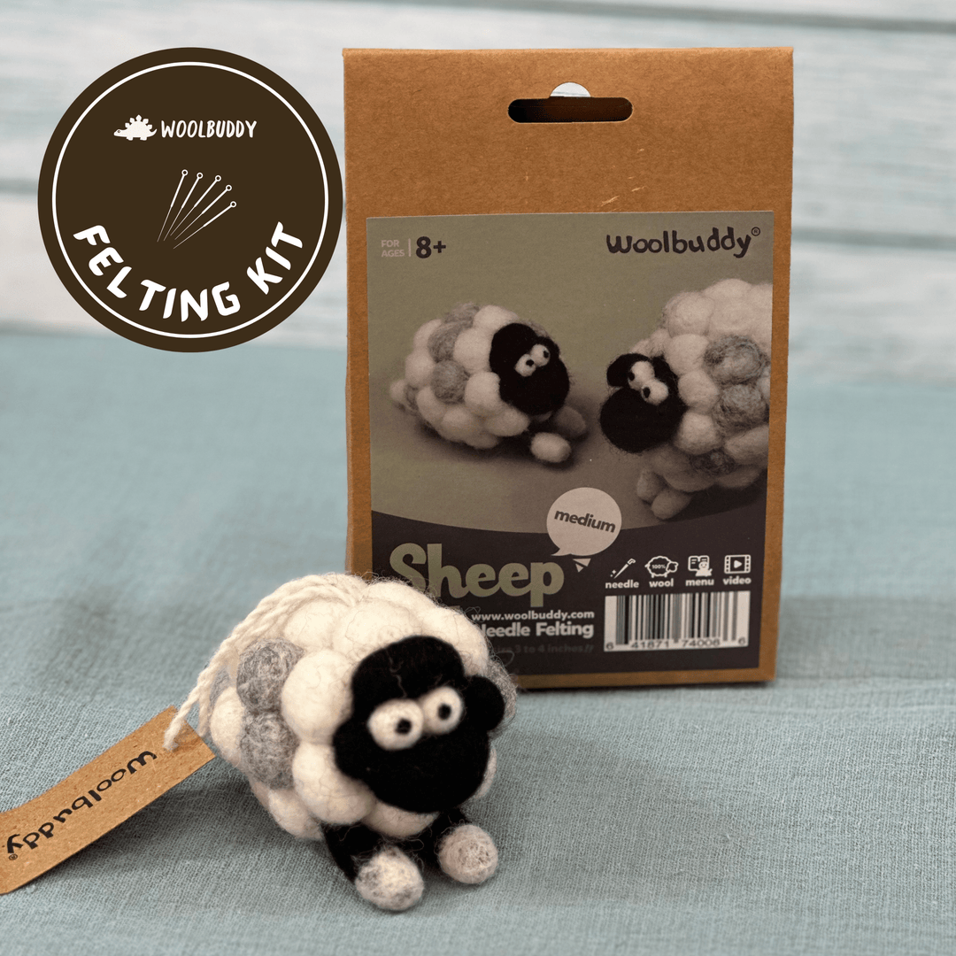 Needle Felting Sheep Kit - Woolbuddy