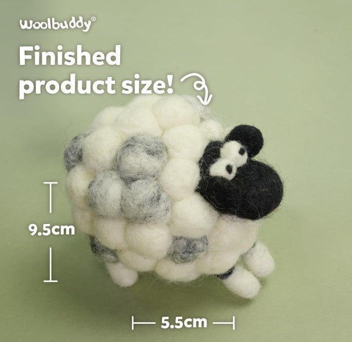 Needle Felting Sheep Kit - Woolbuddy