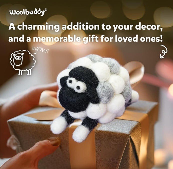 Needle Felting Sheep Kit - Woolbuddy