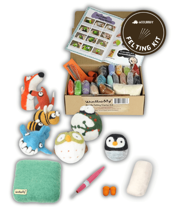 Needle Felting Starter Kit – All-in-One Woolbuddy Set for Beginners & Creative Projects