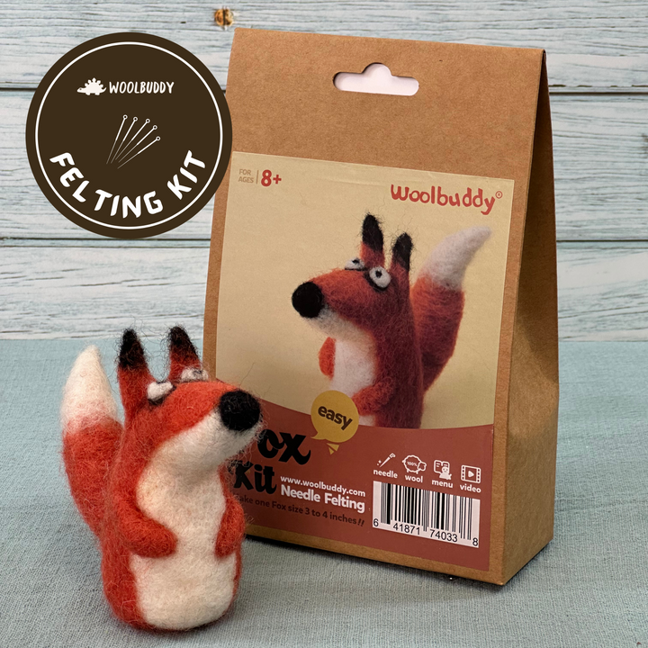 Needle Felting Fox Kit