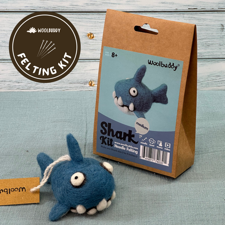 Needle Felting Shark Kit