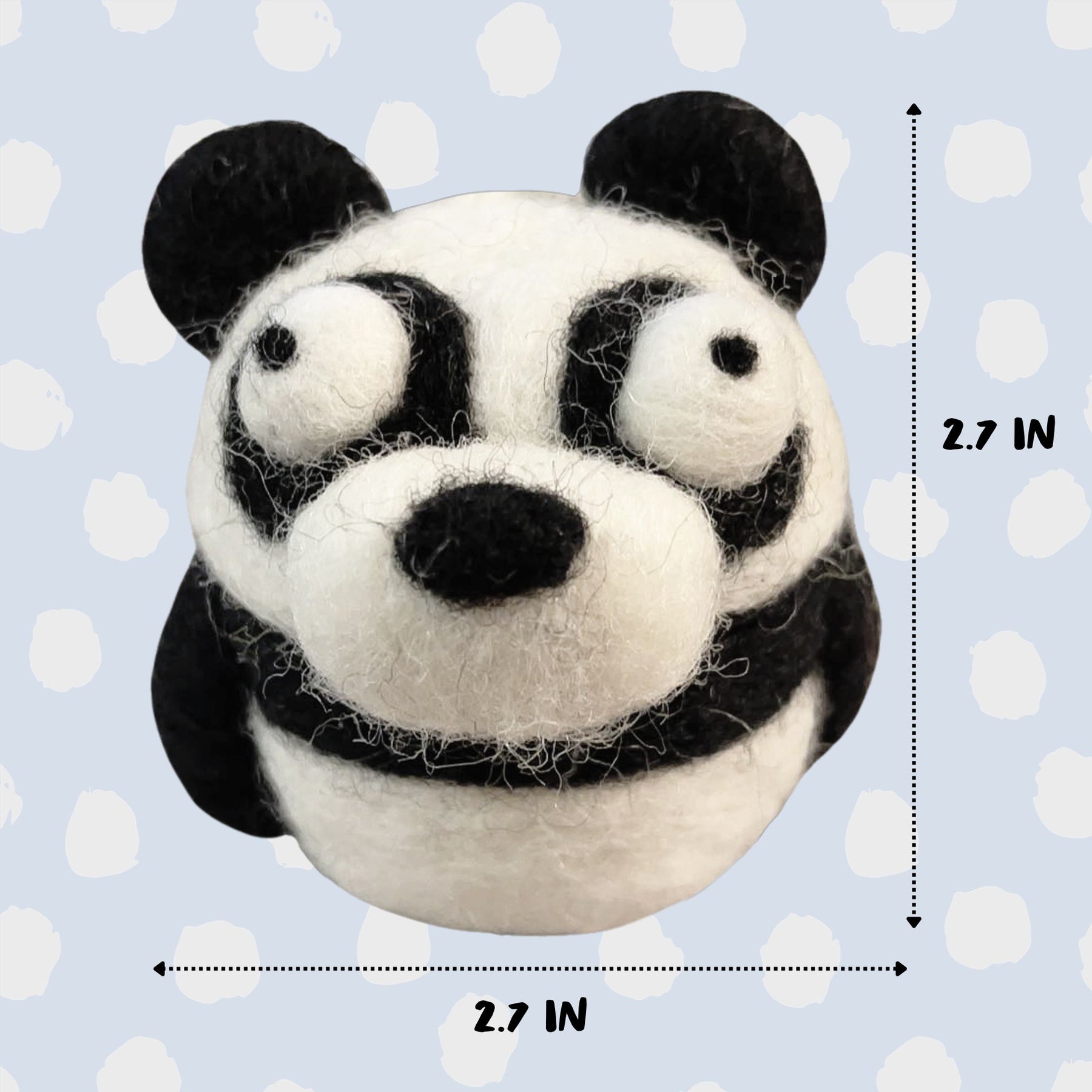 Craft a Cute Felted Panda with the Woolbuddy Panda Needle Felting Kit