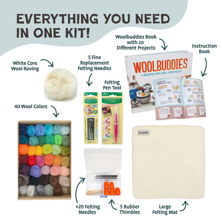 Holiday Gift Bundle – Complete Needle Felting Kit