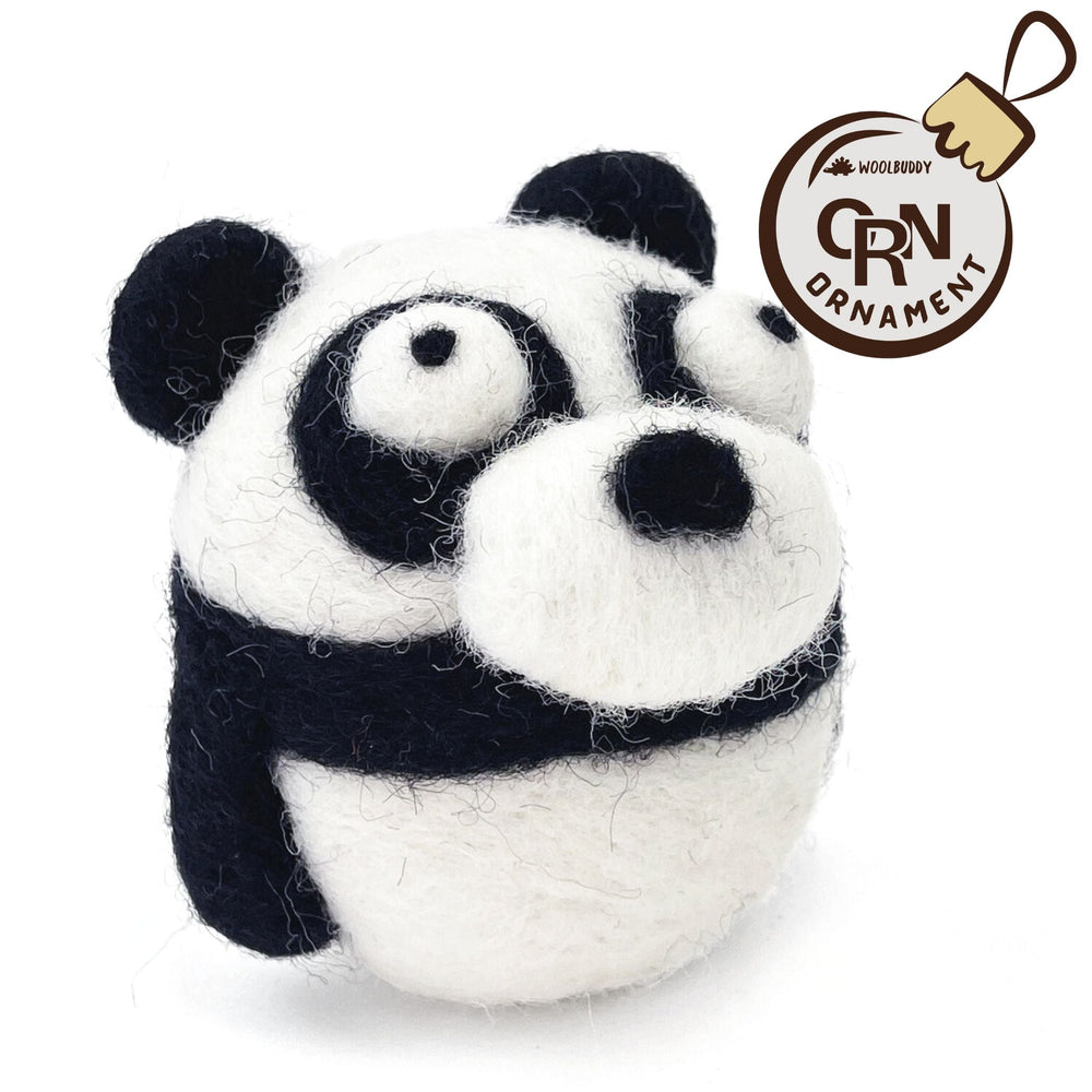 Panda ornament - Woolbuddy