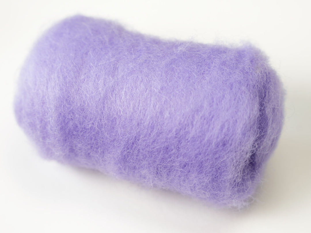 Corriedale Wool Periwinkle – Premium Wool Roving for Needle Felting & Crafts | Woolbuddy