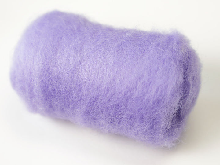Corriedale Wool Periwinkle – Premium Wool Roving for Needle Felting & Crafts | Woolbuddy