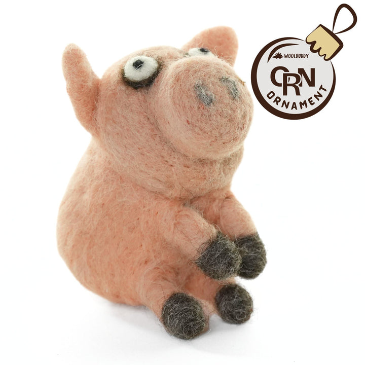 Pig Ornament - Woolbuddy