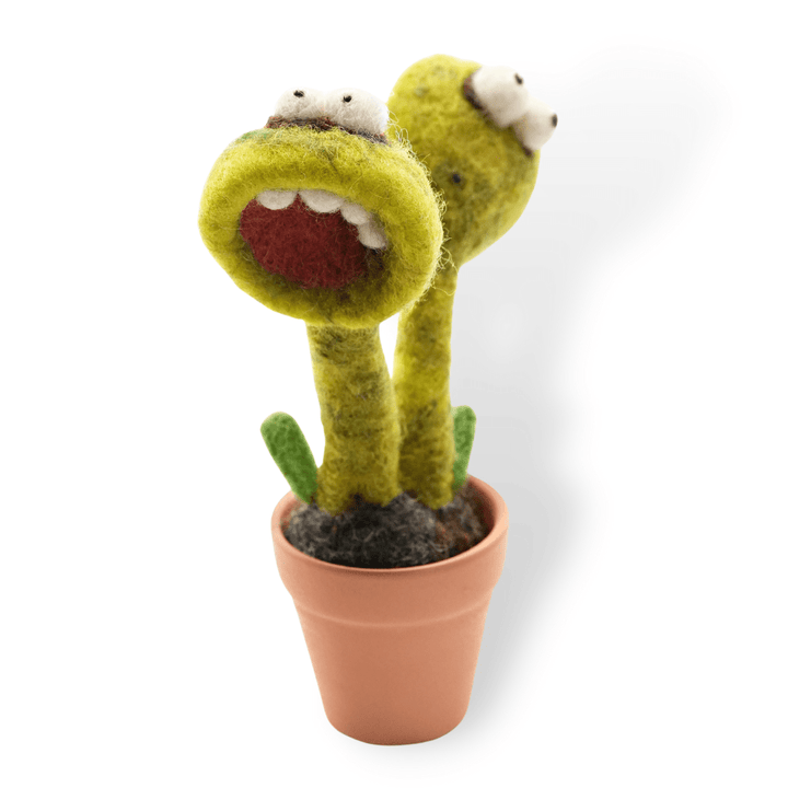 Pooka Monster Plant with Clay Pot - Woolbuddy