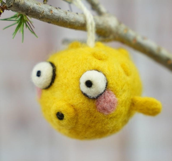 Pufferfish Ornament - Woolbuddy