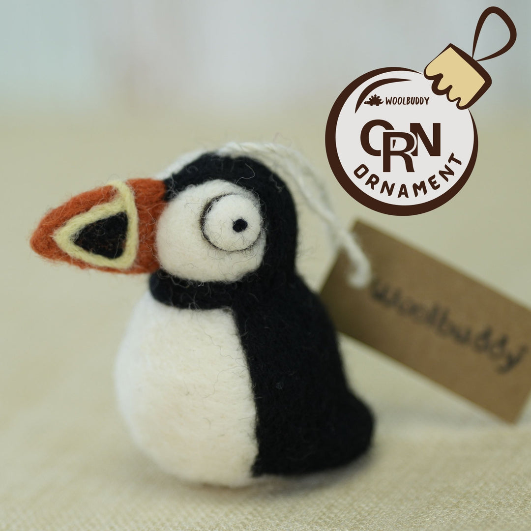 Puffin Ornament - Woolbuddy