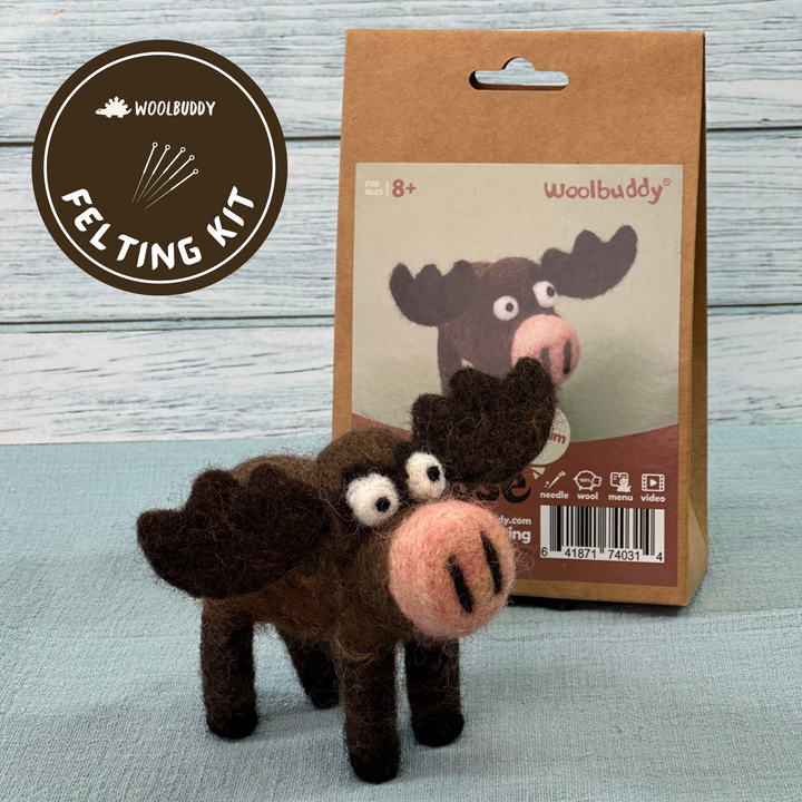 Needle Felting Moose Kit