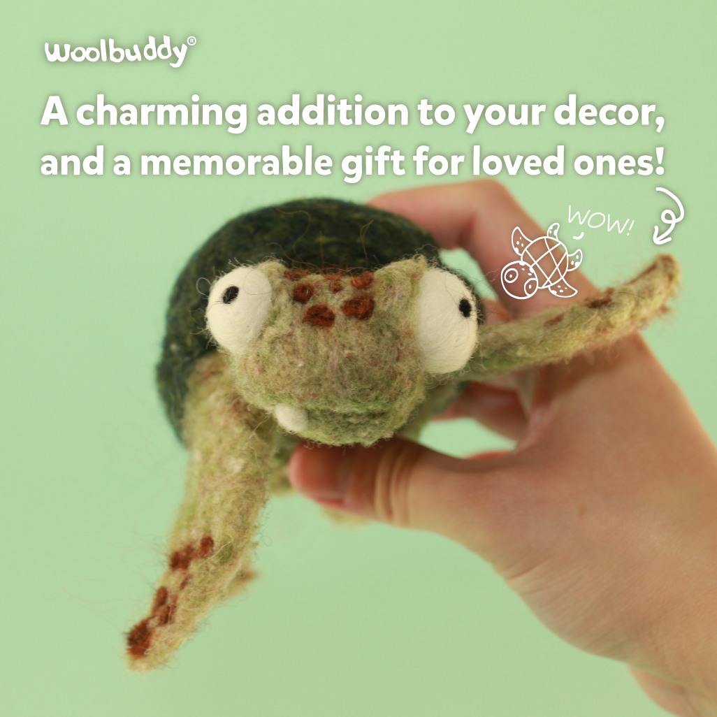 Needle Felting Sea Turtle Kit