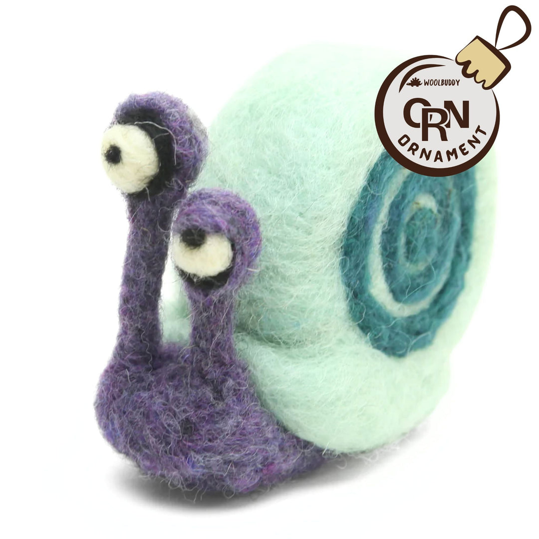 Snail Ornament - Woolbuddy