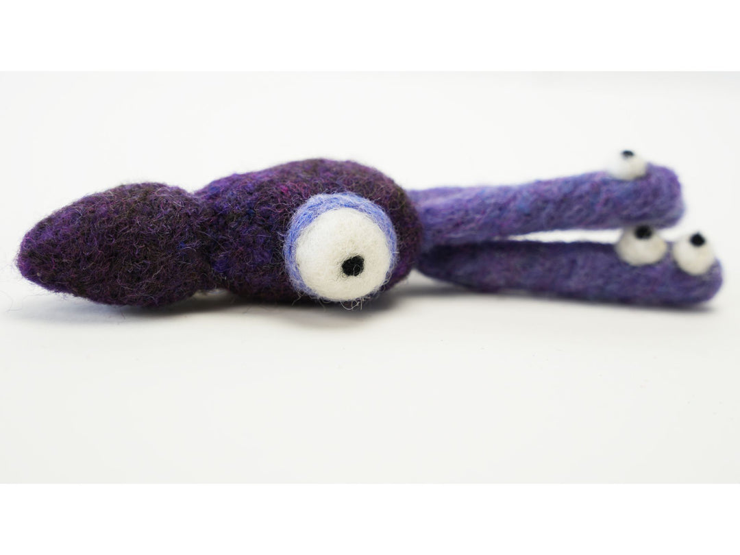Squid Ornament - Handmade Needle Felted Wool Decoration | Woolbuddy