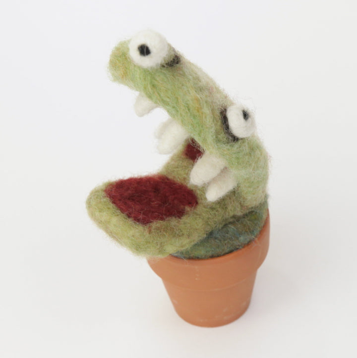 Venus Flytrap Monster Plant with Clay Pot - Woolbuddy