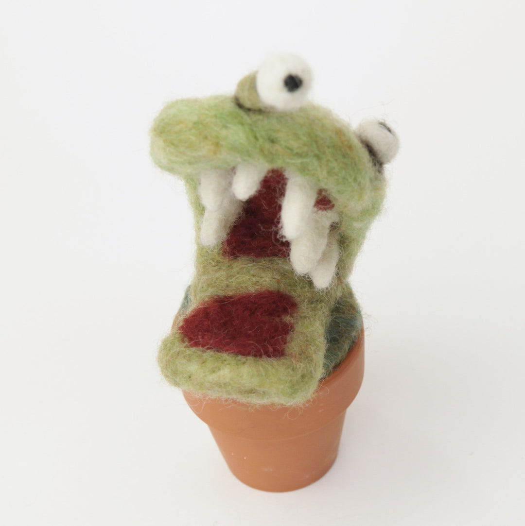 Venus Flytrap Monster Plant with Clay Pot - Woolbuddy