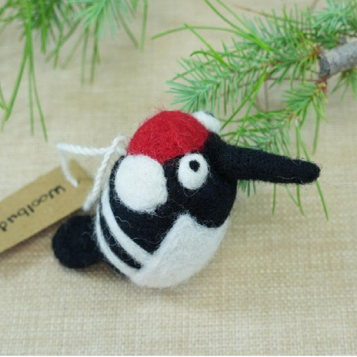 Woodpecker Ornament - Woolbuddy