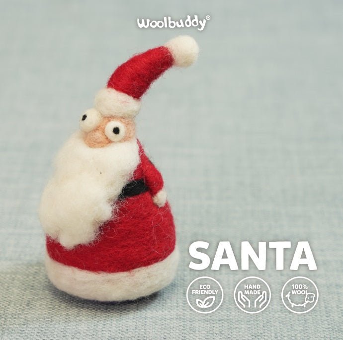 Woolbuddy Needle Felting Santa Kit - Woolbuddy