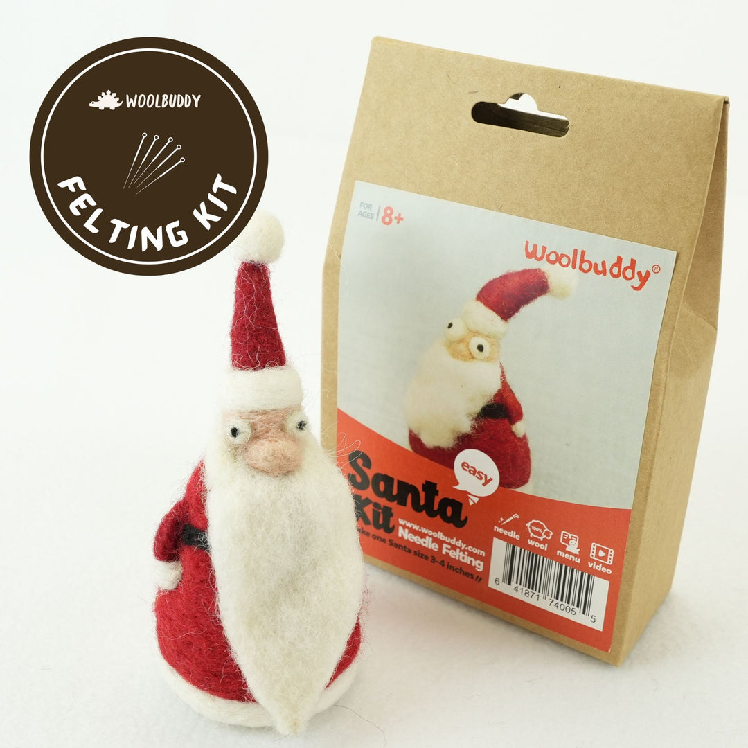 Woolbuddy Needle Felting Santa Kit - Woolbuddy