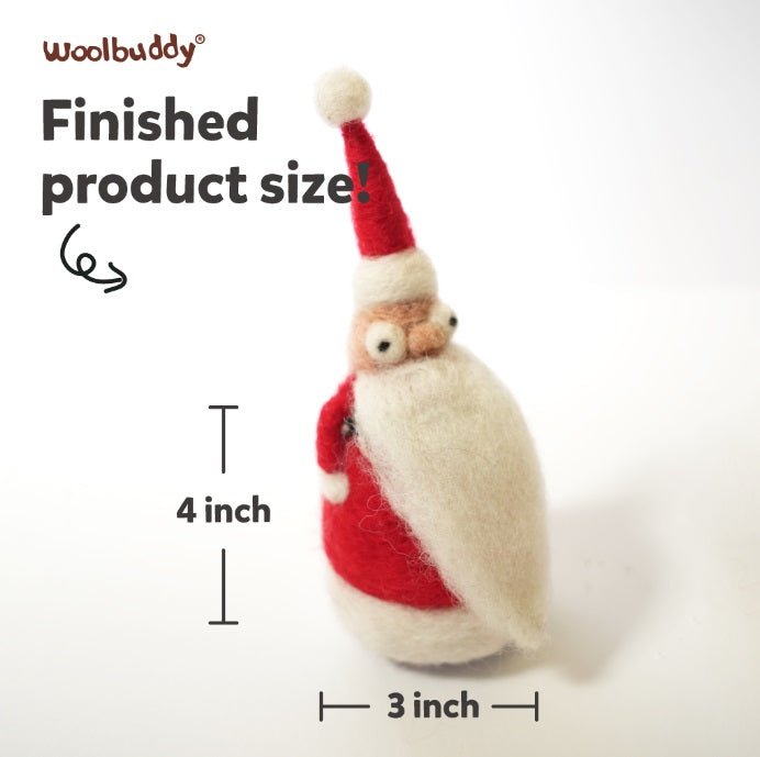 Woolbuddy Needle Felting Santa Kit - Woolbuddy