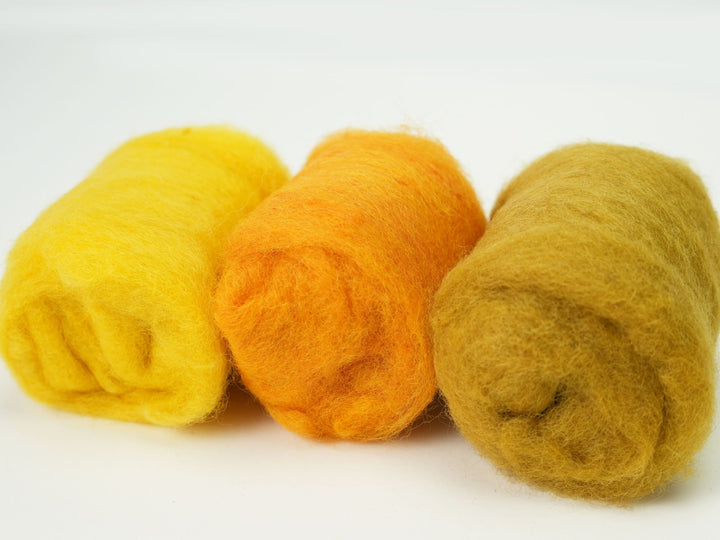 Corriedale Wool Butter – Premium Natural Wool Roving for Needle Felting, Spinning, and Crafting | Woolbuddy