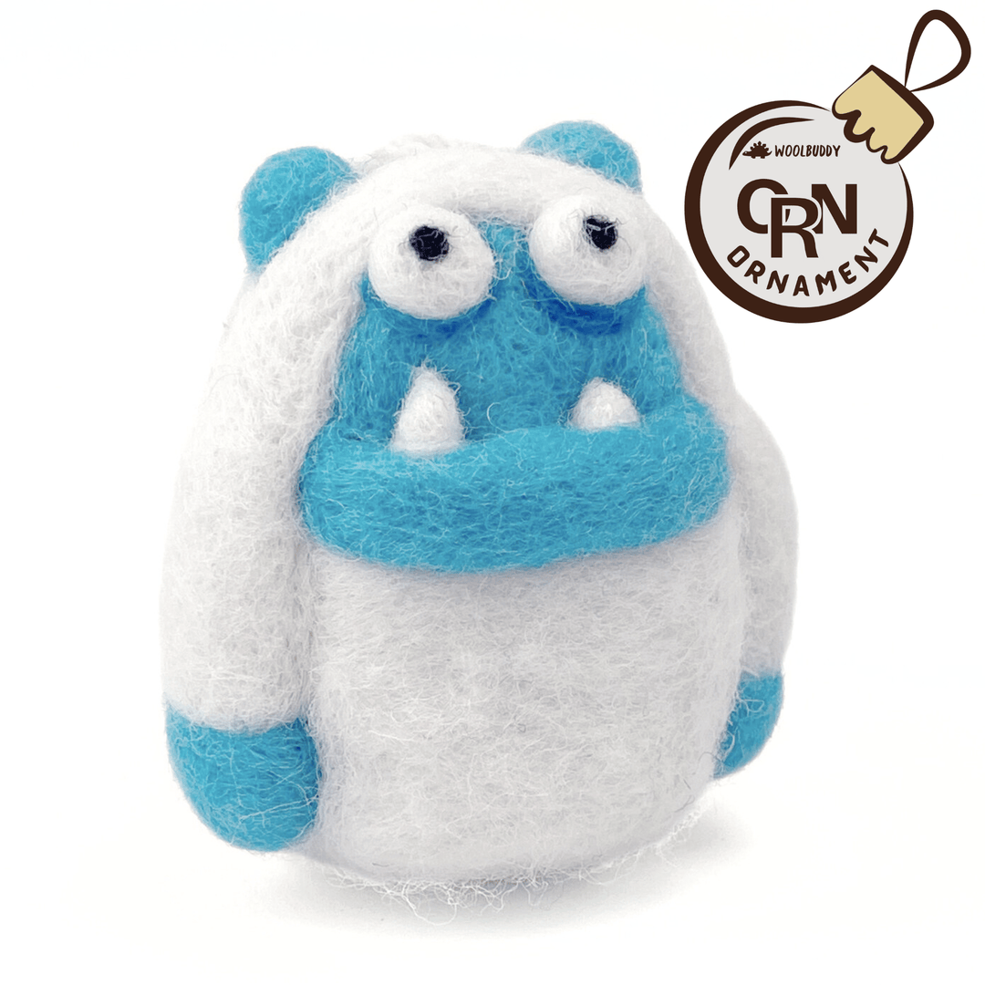 Yeti ornament - Woolbuddy