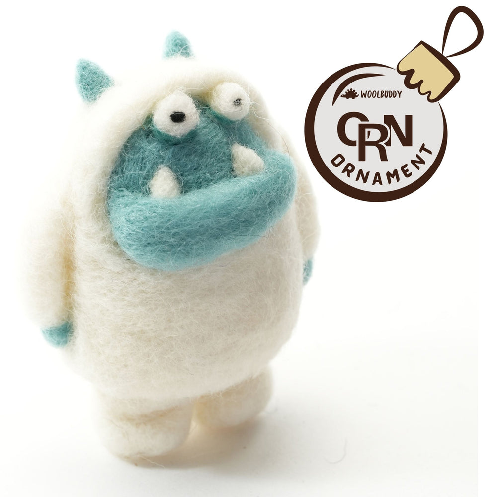 Yeti Standing Ornament - Woolbuddy