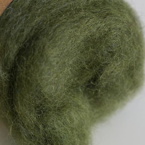 Corriedale Wool Green 4 - Moss