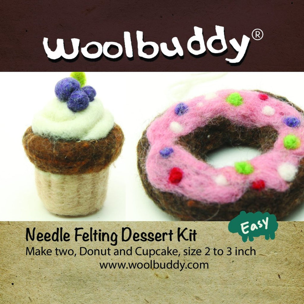 Woolbuddy Needle Felting Frog Kit