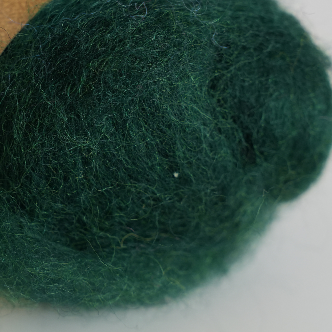 Corriedale Wool Green 5 - Pine
