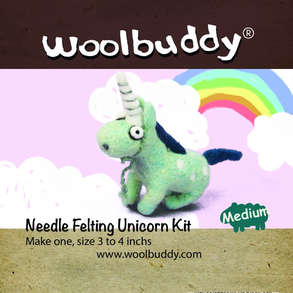 Needle felting Unicorn Kit – Woolbuddy